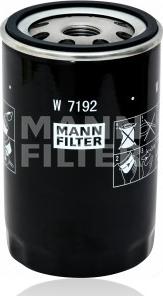 Mann-Filter W 7192 - Масляний фільтр autozip.com.ua