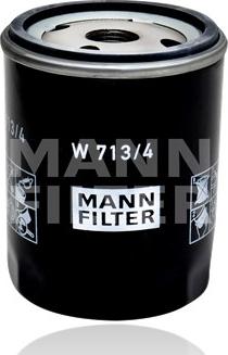 Mann-Filter W 713/4 - W 713-4  Mann Фильтр масл. autozip.com.ua