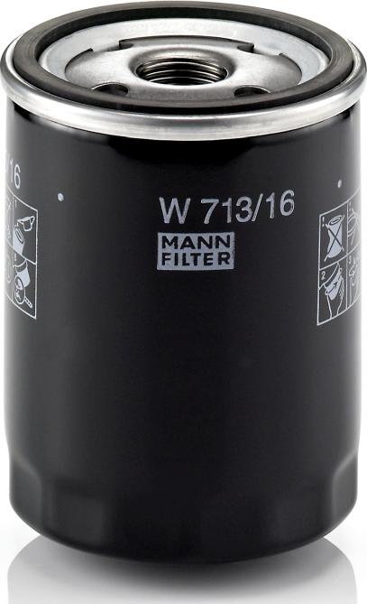 Mann-Filter W 713/16 - Масляний фільтр autozip.com.ua
