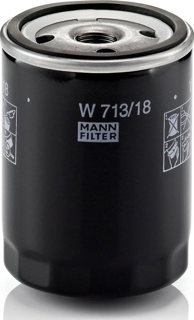 Mann-Filter W 713/18 - Масляний фільтр autozip.com.ua