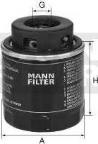 Mann-Filter W 712/90 - Масляний фільтр autozip.com.ua