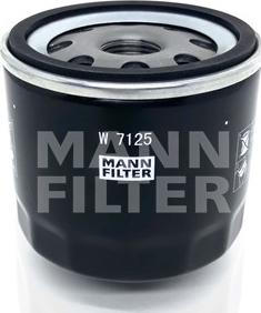 Mann-Filter W 7125 - Масляний фільтр autozip.com.ua