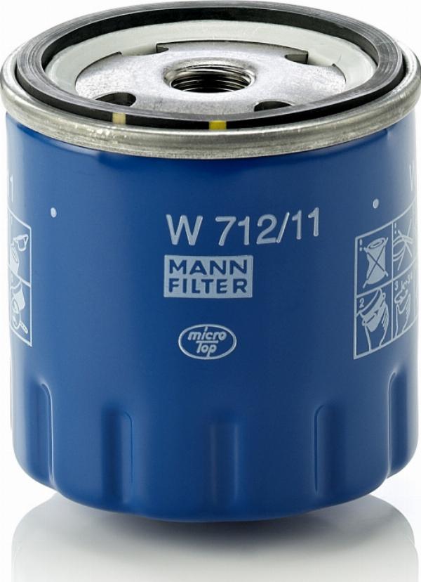 Mann-Filter W 712/11 - Масляний фільтр autozip.com.ua