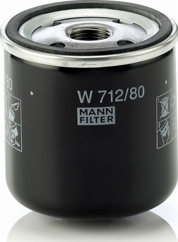 Mann-Filter W 712/80 - Масляний фільтр autozip.com.ua