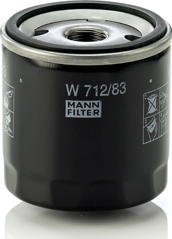 Mann-Filter W 712/83 - Масляний фільтр autozip.com.ua