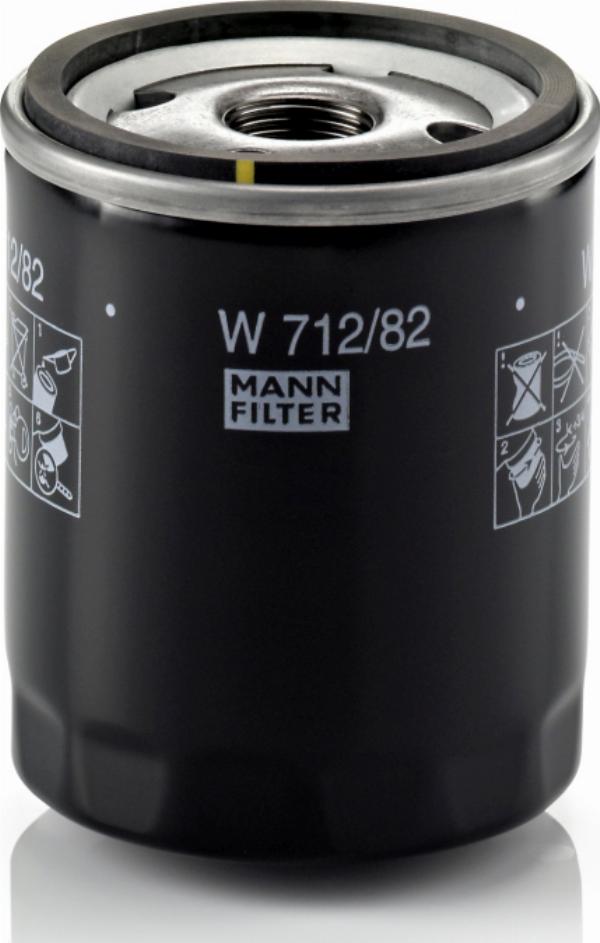 Mann-Filter W 712/82 - Масляний фільтр autozip.com.ua