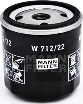 Mann-Filter W 712/22 - Масляний фільтр autozip.com.ua