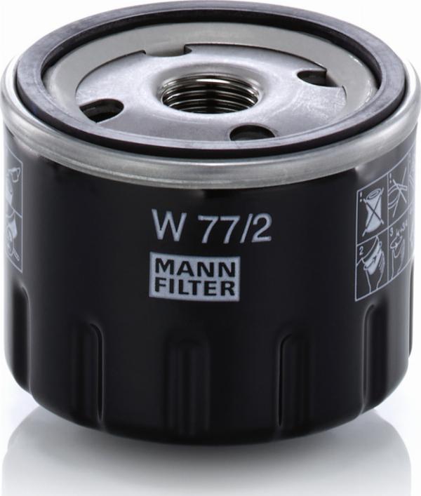 Mann-Filter W 77/2 - Масляний фільтр autozip.com.ua