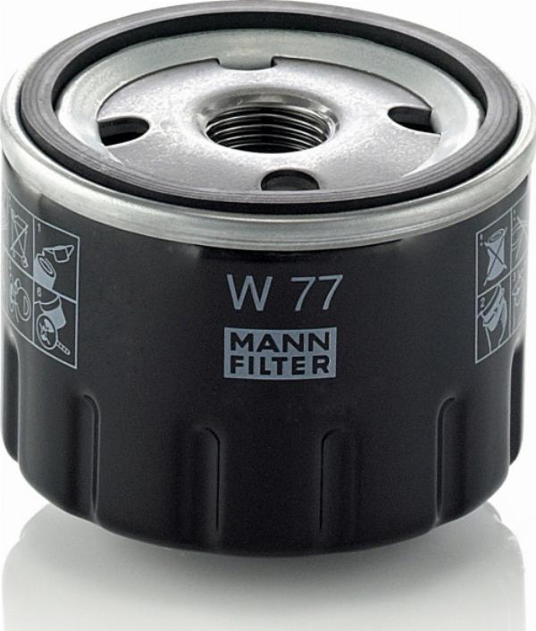 Mann-Filter W 77 - Масляний фільтр autozip.com.ua