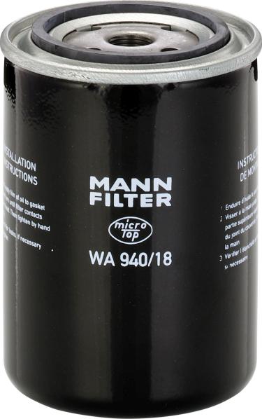 Mann-Filter WA 940/18 - Фільтр для охолоджуючої рідини autozip.com.ua