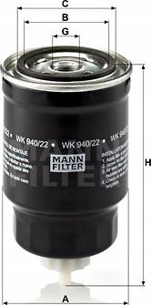 Mann-Filter WA 940/22 - Фільтр для охолоджуючої рідини autozip.com.ua