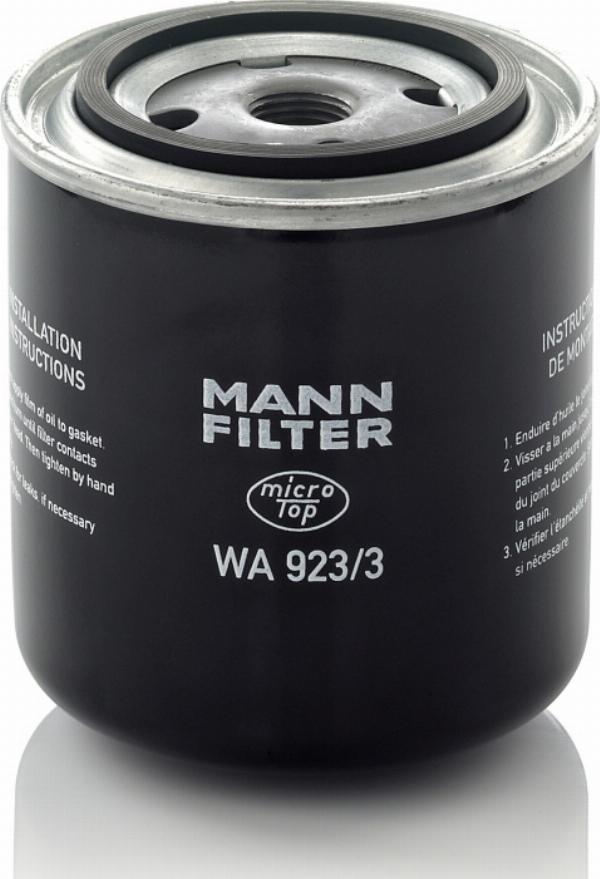 Mann-Filter WA 923/3 - Фільтр для охолоджуючої рідини autozip.com.ua