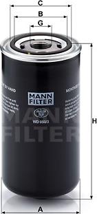 Mann-Filter WD 950/3 - Масляний фільтр autozip.com.ua