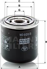 Mann-Filter WD 920/3 - Гідрофільтри, автоматична коробка передач autozip.com.ua