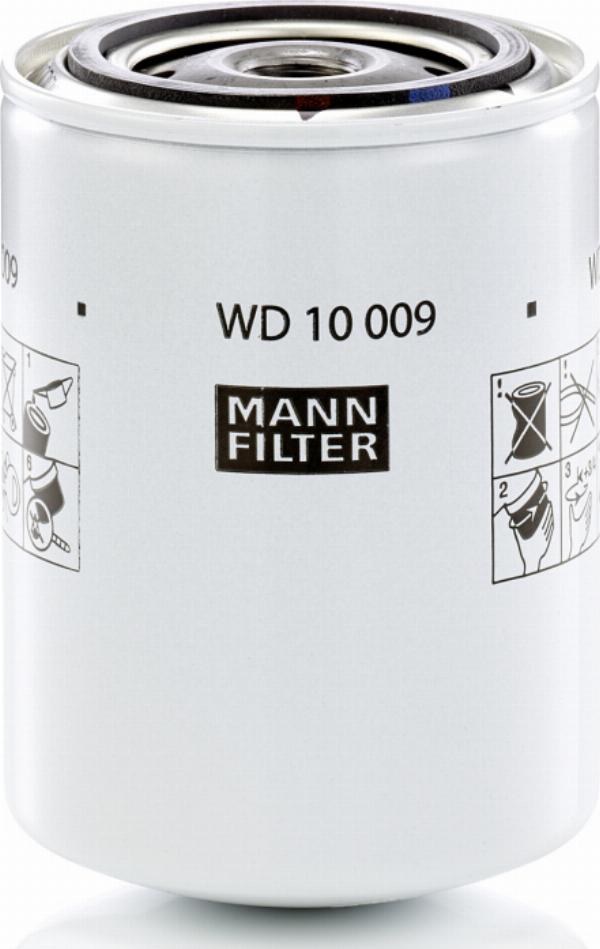 Mann-Filter WD 10 009 - Фільтр, Гідравлічна система приводу робочого устаткування autozip.com.ua