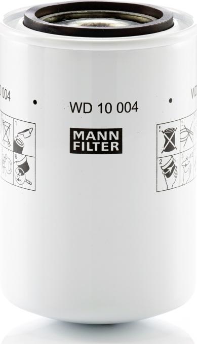 Mann-Filter WD 10 004 - Фільтр, Гідравлічна система приводу робочого устаткування autozip.com.ua