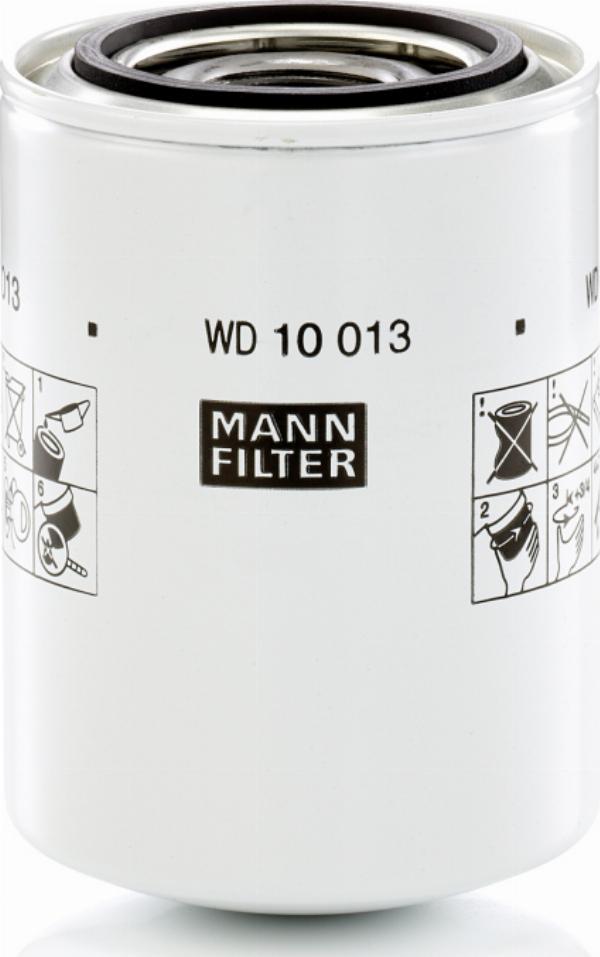 Mann-Filter WD 10 013 - Фільтр, Гідравлічна система приводу робочого устаткування autozip.com.ua
