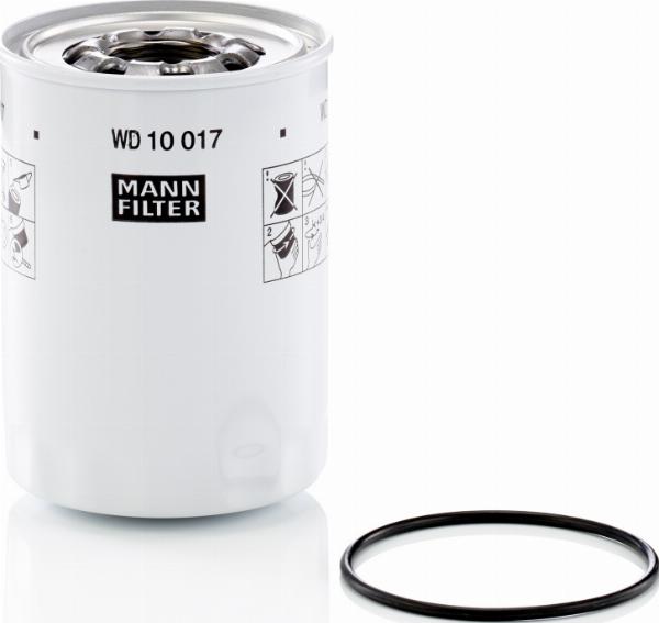 Mann-Filter WD 10 017 x - Фільтр, Гідравлічна система приводу робочого устаткування autozip.com.ua