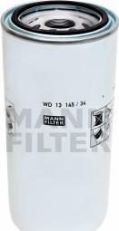 Mann-Filter WD 13 145/34 - Масляний фільтр autozip.com.ua