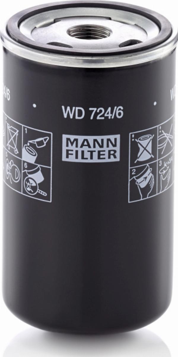 Mann-Filter WD 724/6 - Гідрофільтри, автоматична коробка передач autozip.com.ua