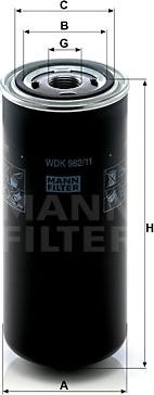 Mann-Filter WDK 962/11 - Паливний фільтр autozip.com.ua