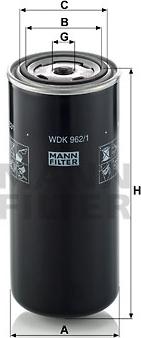 Mann-Filter WDK 962/1 - Паливний фільтр autozip.com.ua