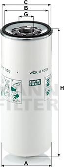 Mann-Filter WDK 11 102/9 - Паливний фільтр autozip.com.ua