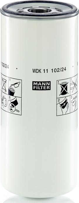 Mann-Filter WDK 11 102/24 - Паливний фільтр autozip.com.ua
