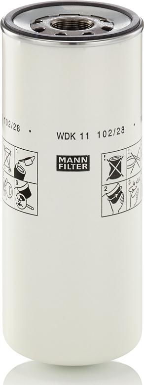 Mann-Filter WDK 11 102/28 - Паливний фільтр autozip.com.ua