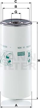 Mann-Filter WDK 11 102/23 - Паливний фільтр autozip.com.ua