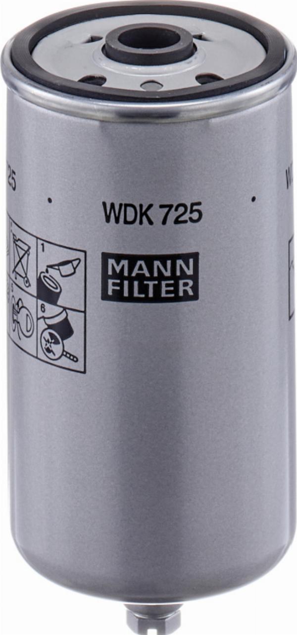 Mann-Filter WDK 725 - Паливний фільтр autozip.com.ua