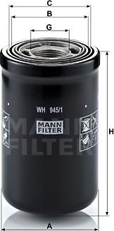 Mann-Filter WH 945/1 - Гідрофільтри, автоматична коробка передач autozip.com.ua