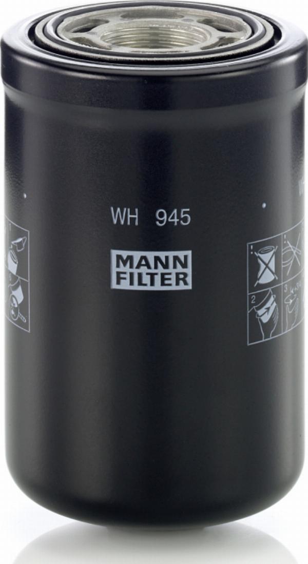 Mann-Filter WH 945 - Гідрофільтри, автоматична коробка передач autozip.com.ua
