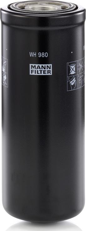 Mann-Filter WH 980 - Гідрофільтри, автоматична коробка передач autozip.com.ua