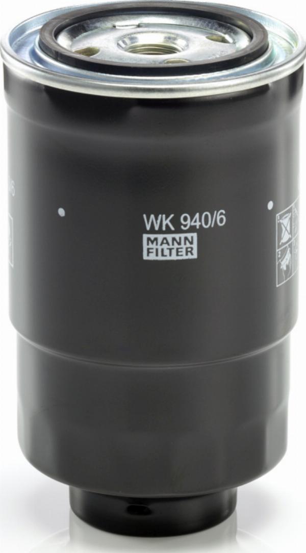 Mann-Filter WK 940/6 x - Паливний фільтр autozip.com.ua
