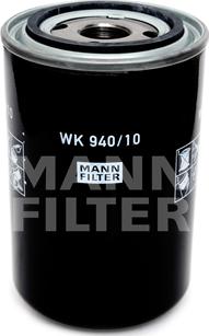 Mann-Filter WK 940/10 - Паливний фільтр autozip.com.ua