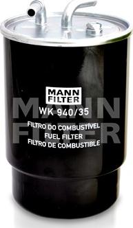 Mann-Filter WK 940/35 - Паливний фільтр autozip.com.ua