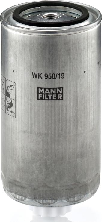 Mann-Filter WK 950/19 - Паливний фільтр autozip.com.ua