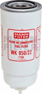 Mann-Filter WK 950/22 - Паливний фільтр autozip.com.ua