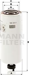Mann-Filter WK 965/4 x - Паливний фільтр autozip.com.ua