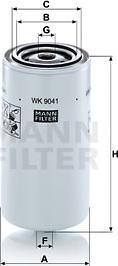 Mann-Filter WK 9041 x - Паливний фільтр autozip.com.ua
