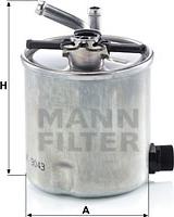 Mann-Filter WK 9043 - Паливний фільтр autozip.com.ua