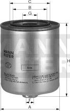 Mann-Filter WK 9042 - Паливний фільтр autozip.com.ua