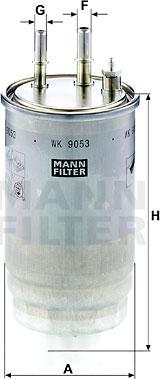 Mann-Filter WK 9053 z - Паливний фільтр autozip.com.ua