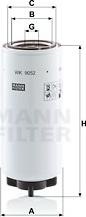 Mann-Filter WK 9052 x - Паливний фільтр autozip.com.ua