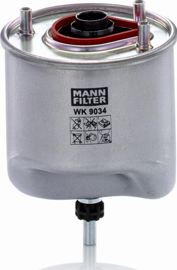 Mann-Filter WK 9034 - Паливний фільтр autozip.com.ua