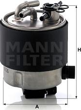 Mann-Filter WK 9026 - Паливний фільтр autozip.com.ua