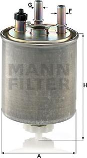 Mann-Filter WK 9022 - Паливний фільтр autozip.com.ua