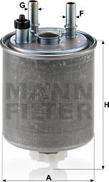 Mann-Filter WK 918/1 - Паливний фільтр autozip.com.ua