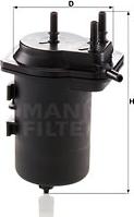 Mann-Filter WK 939/7 - Паливний фільтр autozip.com.ua